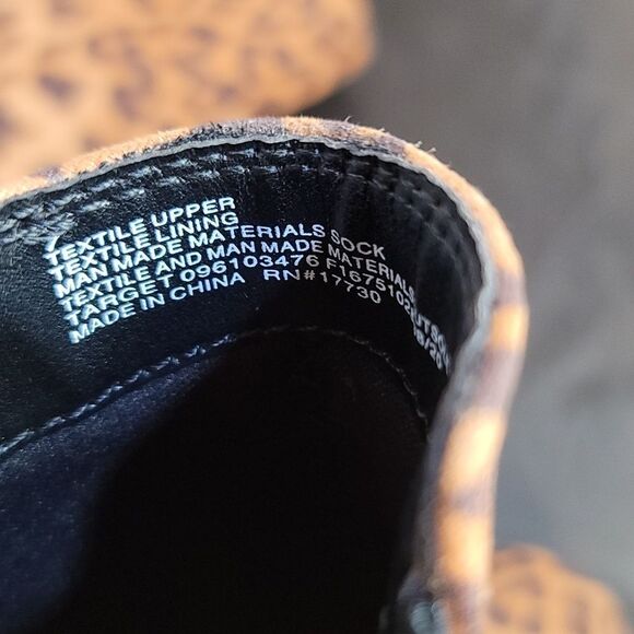 BRAND NEW NEW DAY FAUX SUEDE LEOPARD PRINT ANKLE BOOTS - Picture 10 of 15